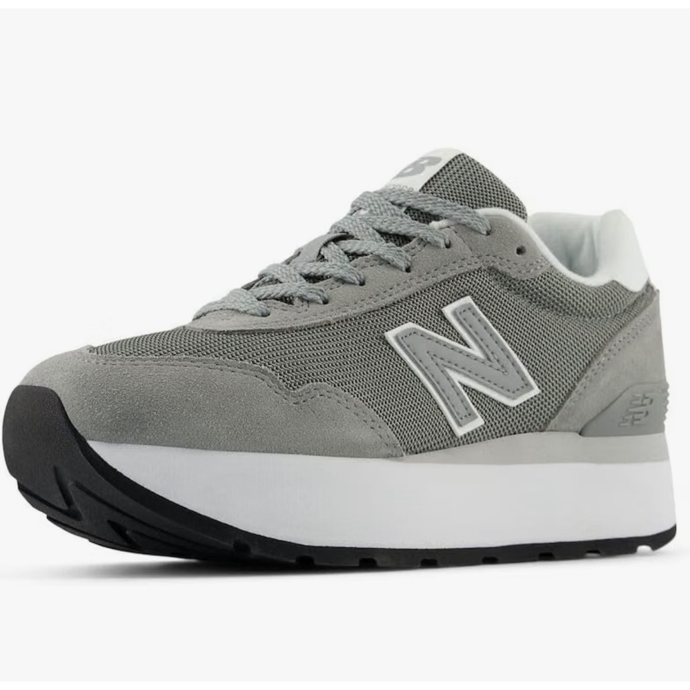 New Balance Women's 515h Size 9.5 Gray White Sporty Athleisure Platform Sneaker
